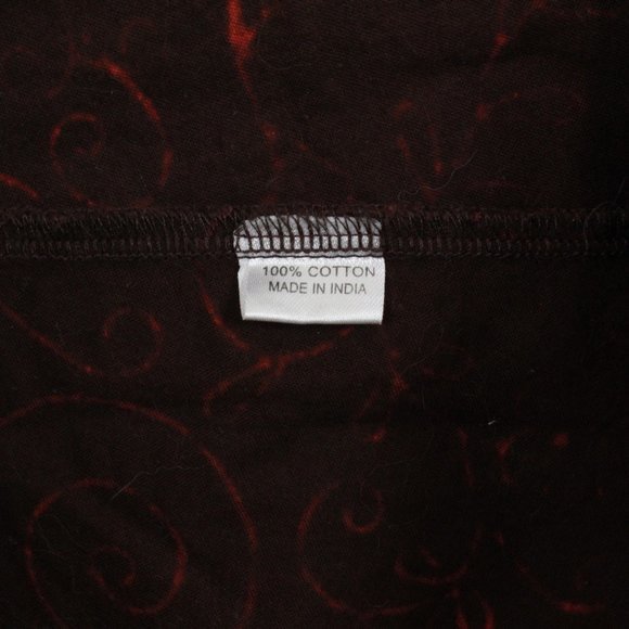 Apsara Brown Floral Spaghetti Strap Lightweight Flowy Cotton Sun Dress Size M - Picture 9 of 10